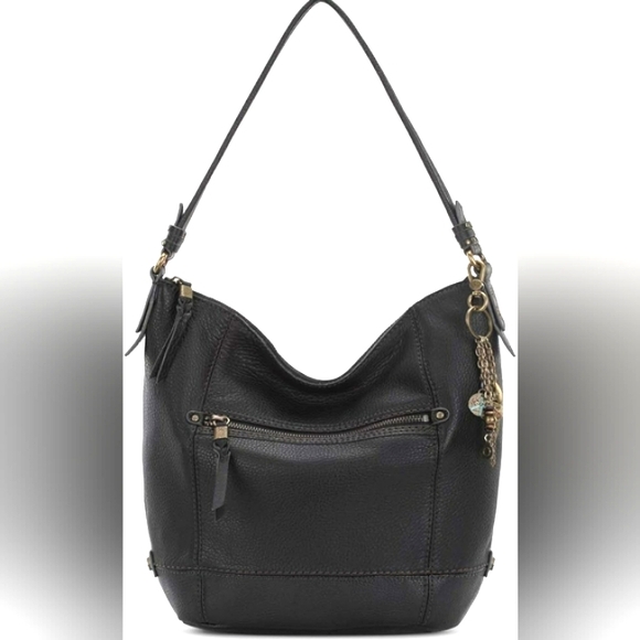 The Sak Elegant Black Leather Sak Sequoia Hobo is Soft & Roomy & Easy to Carry. - Picture 1 of 16